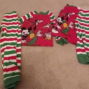 Matching Disney Christmas pjs 2t & 5